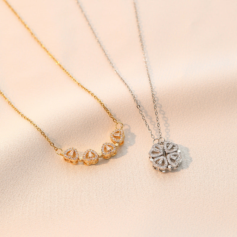 Zirconia Clover Necklace