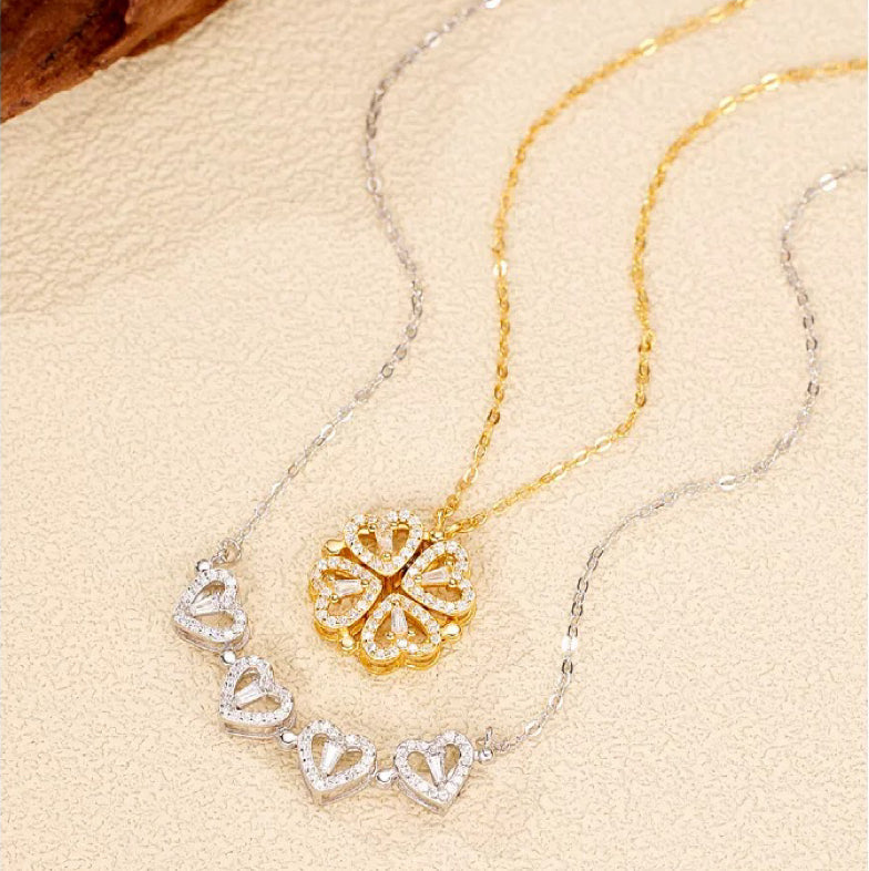 Zirconia Clover Necklace