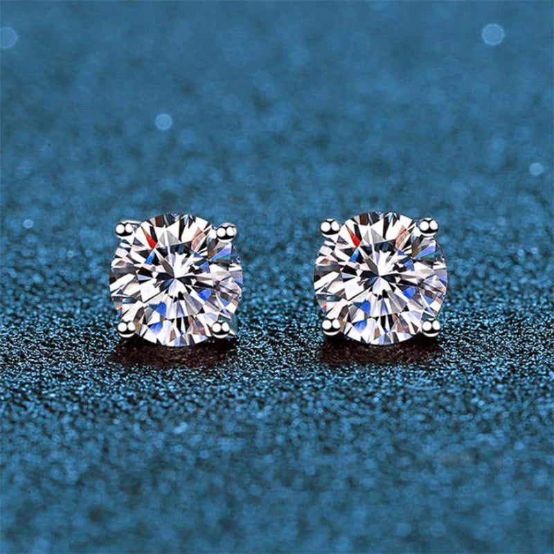 Moissanite Spark Earrings