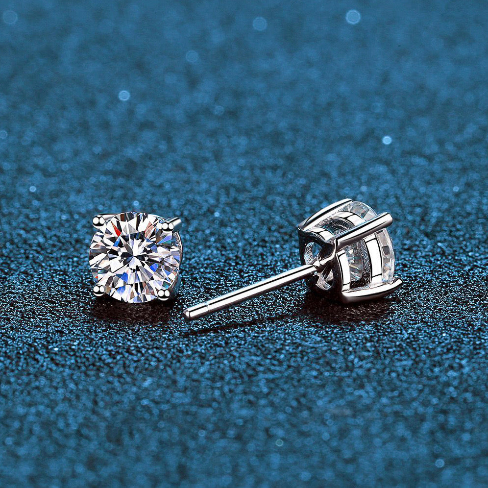 Moissanite Spark Earrings