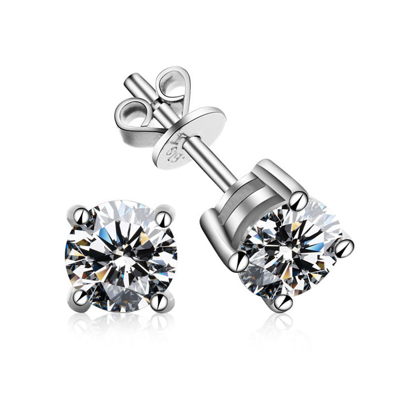 Moissanite Spark Earrings