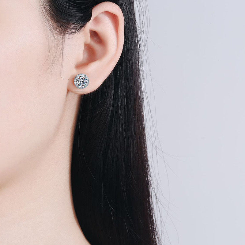 Radiant Round Earrings