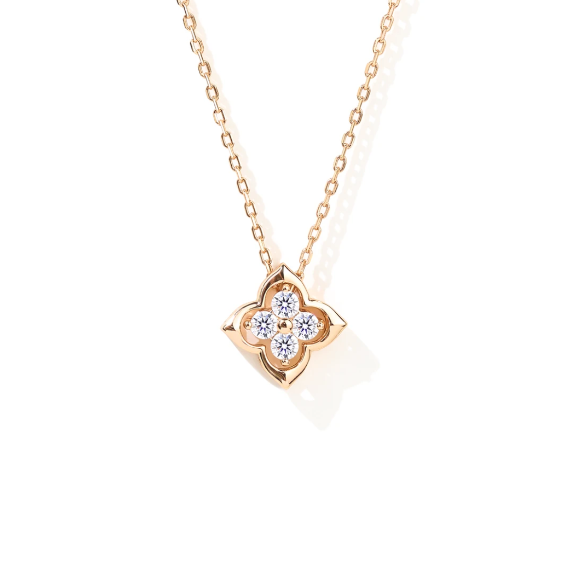 Crystal Clover Necklace
