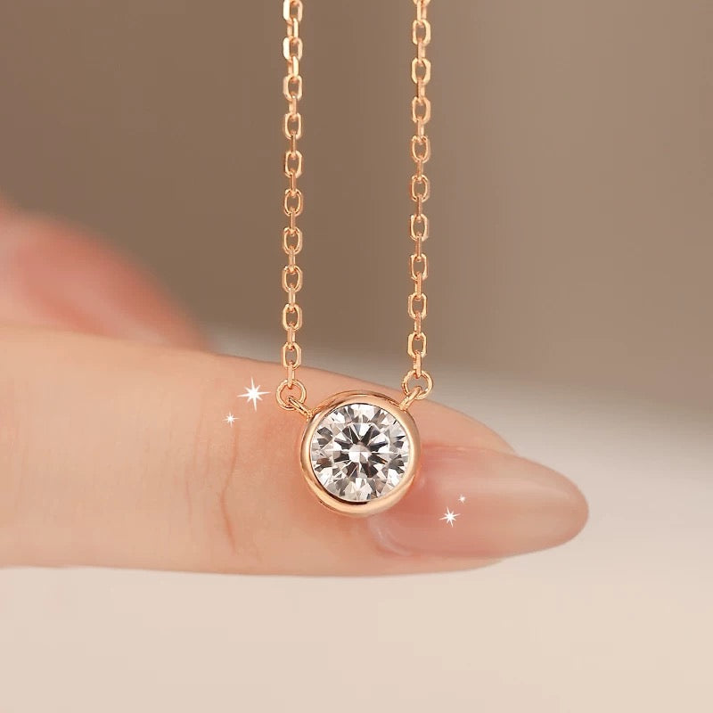 Round Pendant Necklace