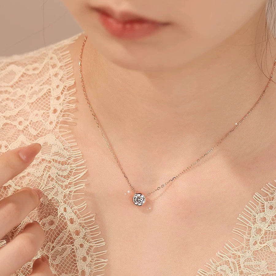 Round Pendant Necklace