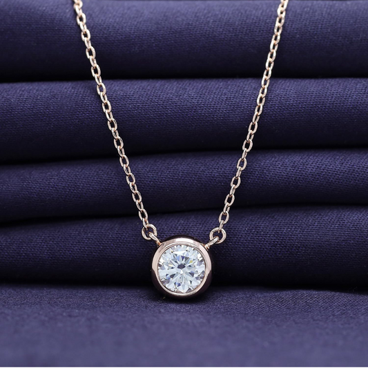 Moissanite Bubble Necklace