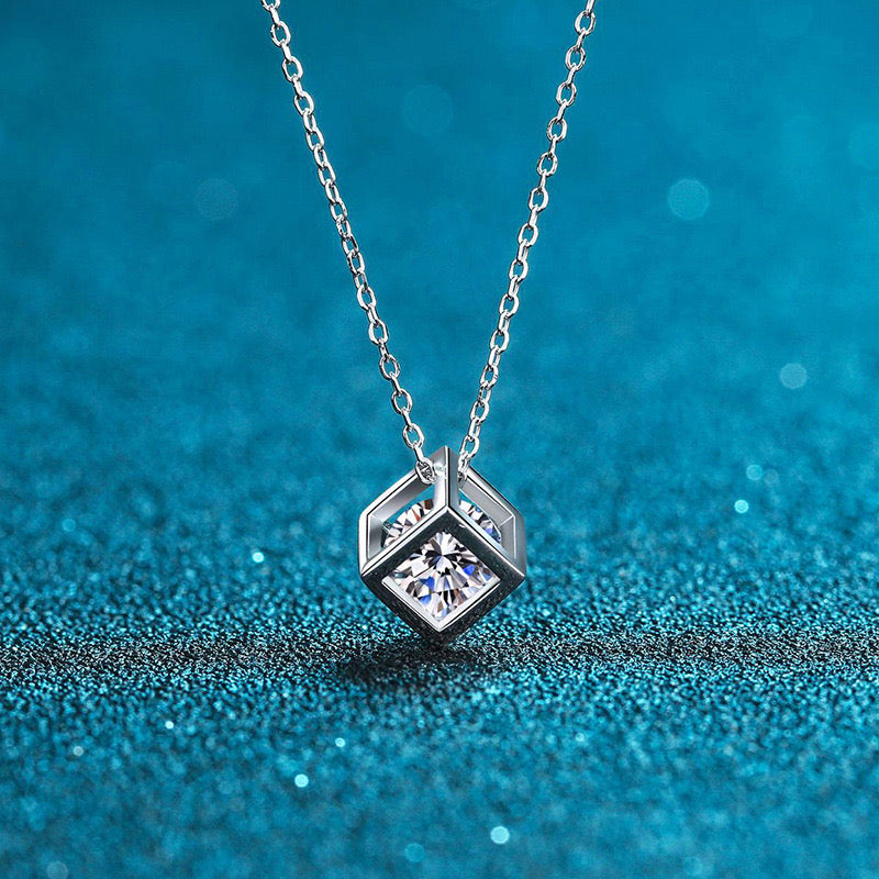 Radiant Cube Necklace