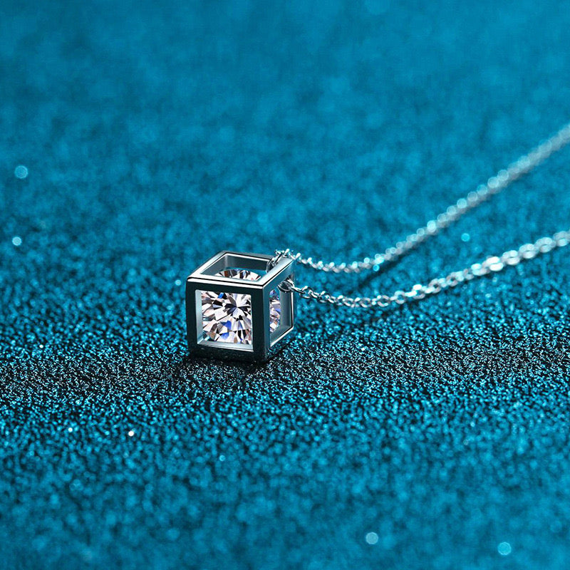Radiant Cube Necklace