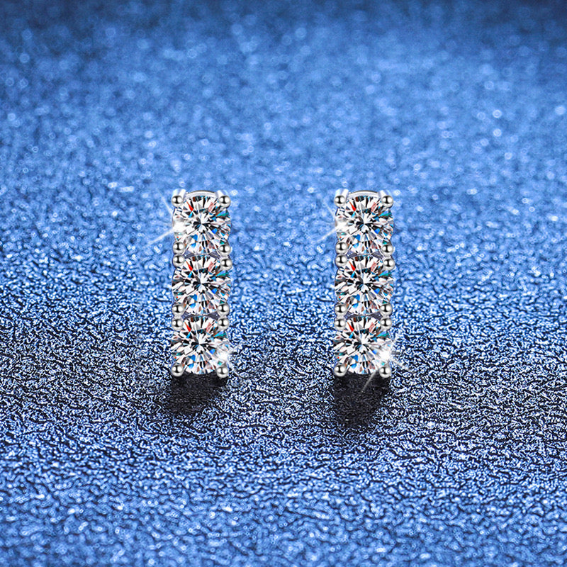 Vertical Spark Earrings