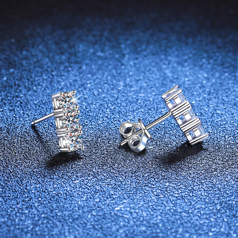 Vertical Spark Earrings