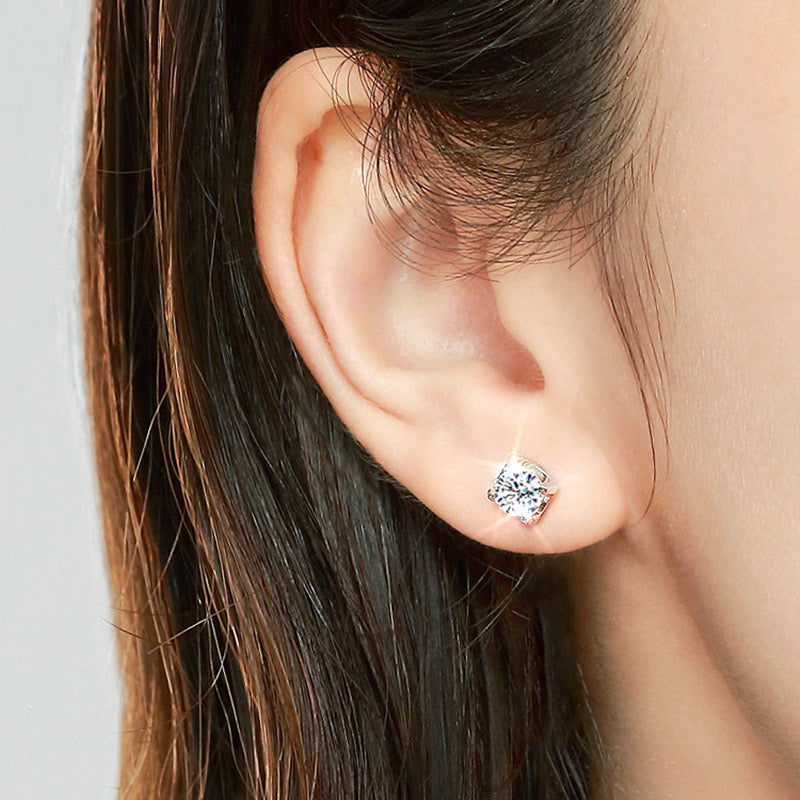 Square Sparkle Earrings