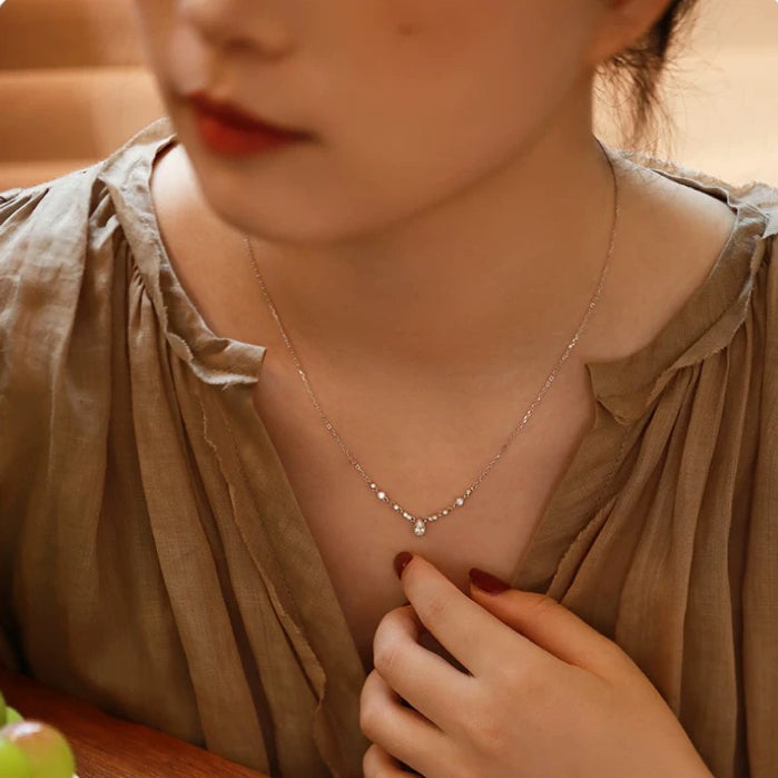 Linked Raindrops Necklace