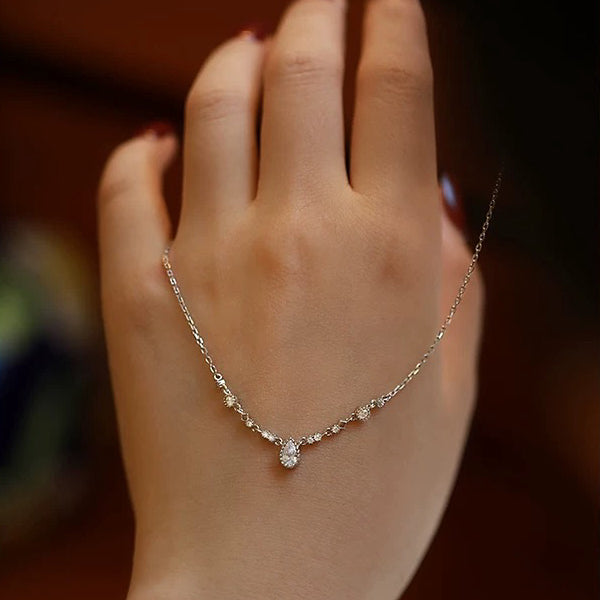 Linked Raindrops Necklace