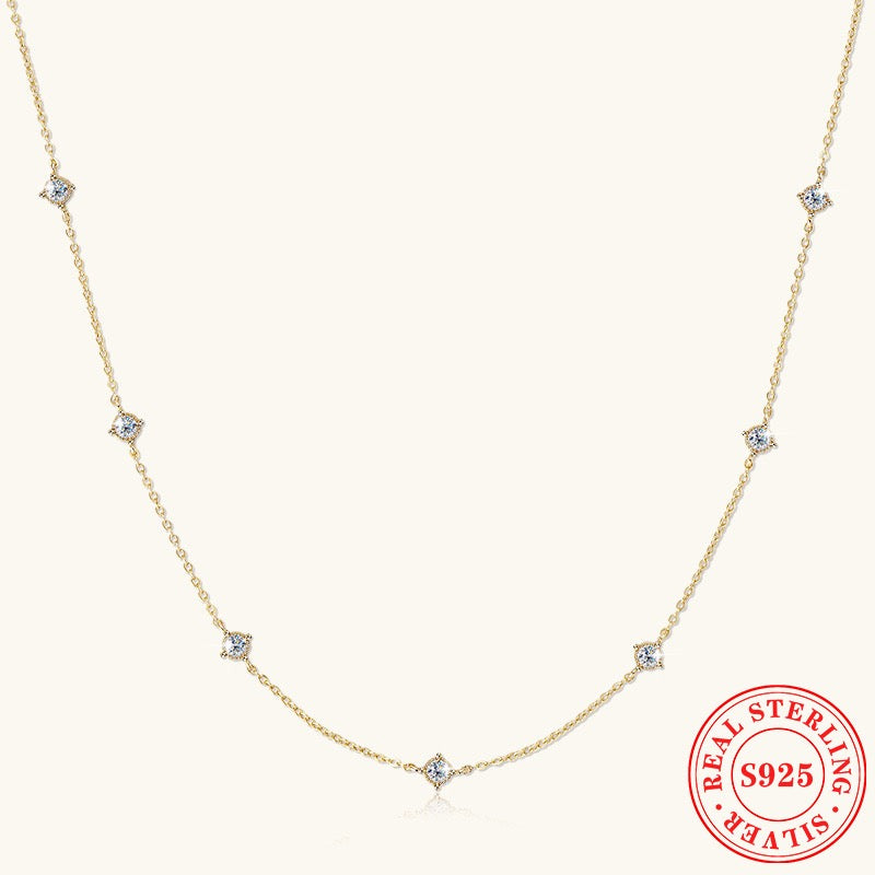 Gleaming Starry Necklace