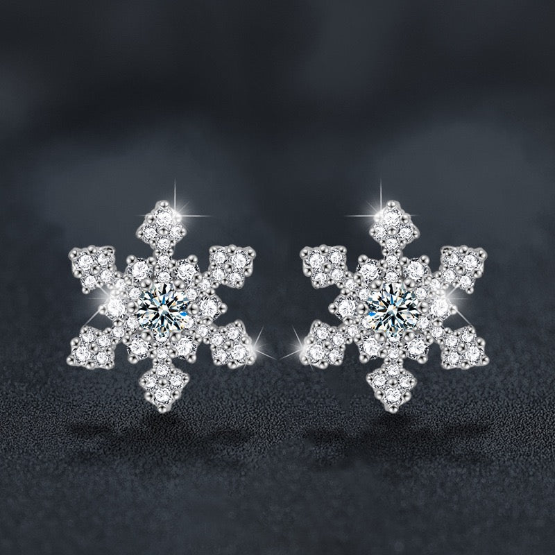 Snowflake Glow Earrings