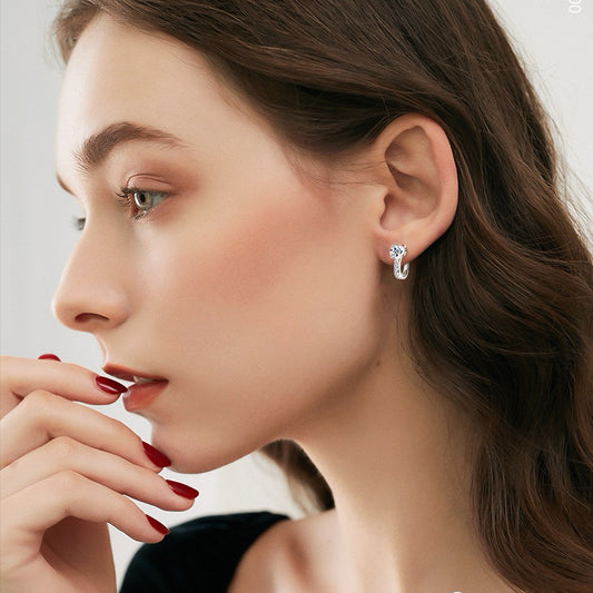 Classic Spark Huggie Earrings