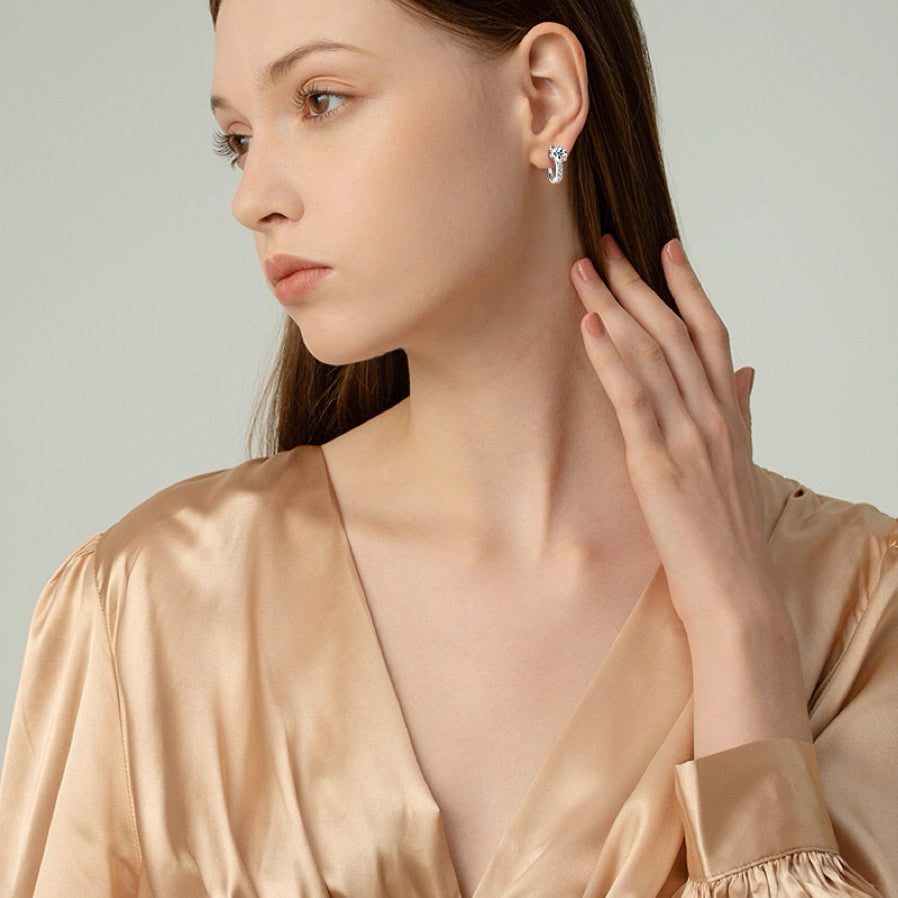 Classic Spark Huggie Earrings