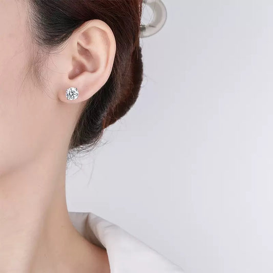 Moissanite Spark Earrings
