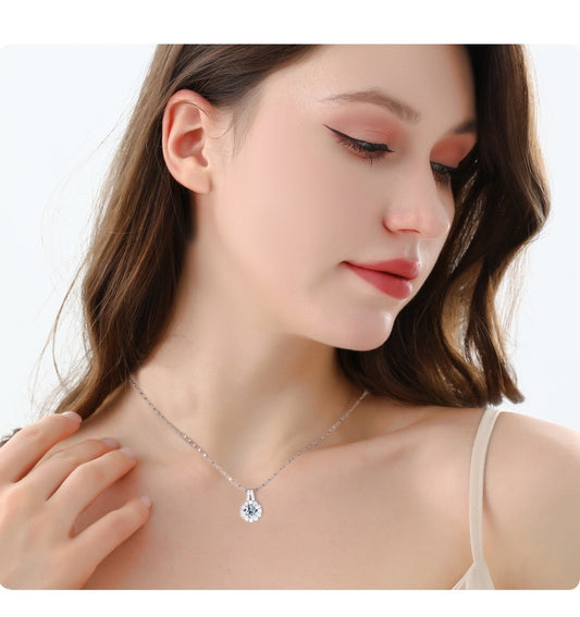 Solitaire MoissaniteNecklace
