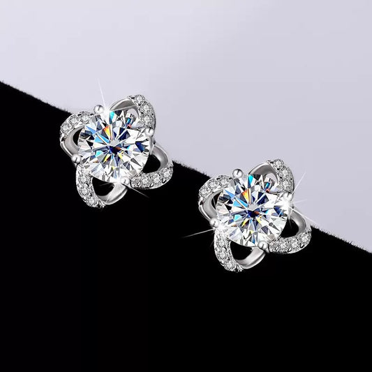 Bloom Moissanite Earrings