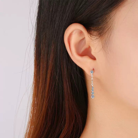 Linear Drop Earrings