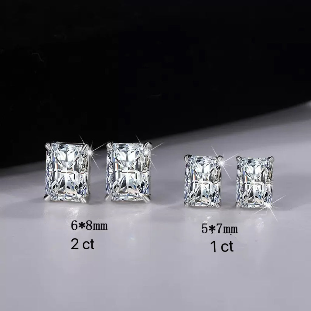 Radiant Cut Earrings