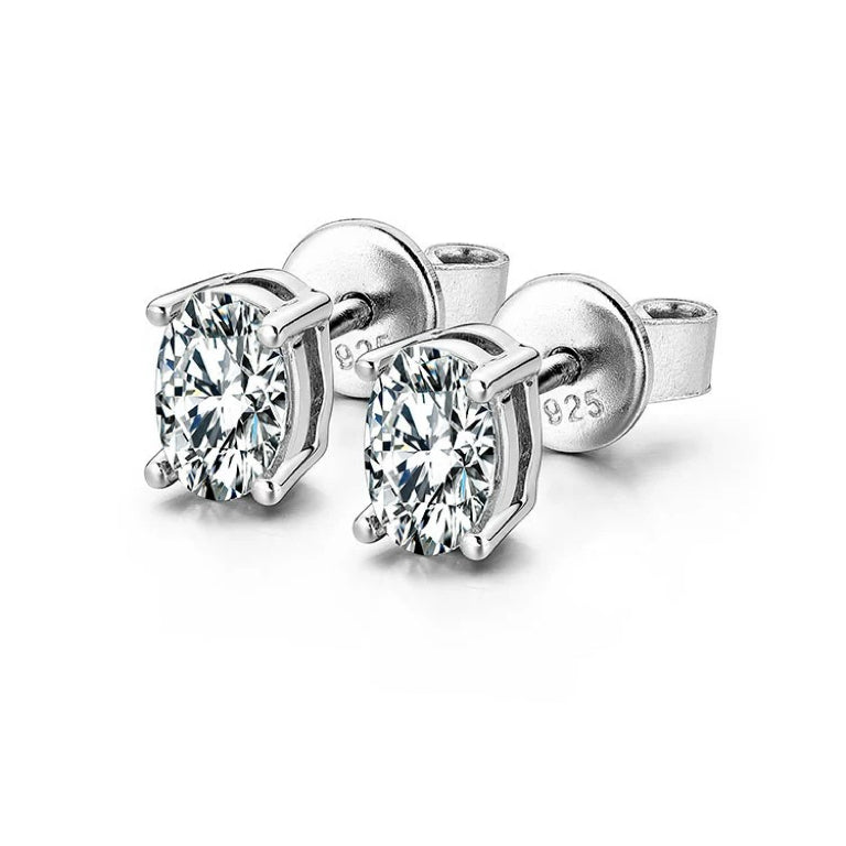 Elegant Oval Earrings
