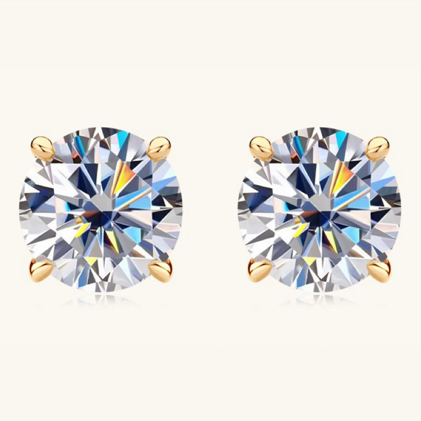 10K14K Gold Classic 4-Prong Studs