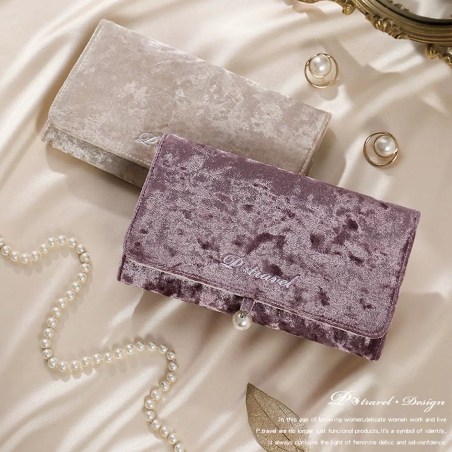 Velvet Elegance Jewelry Organizer