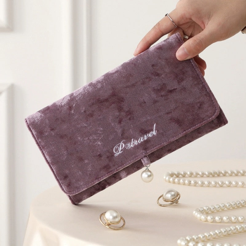 Velvet Elegance Jewelry Organizer