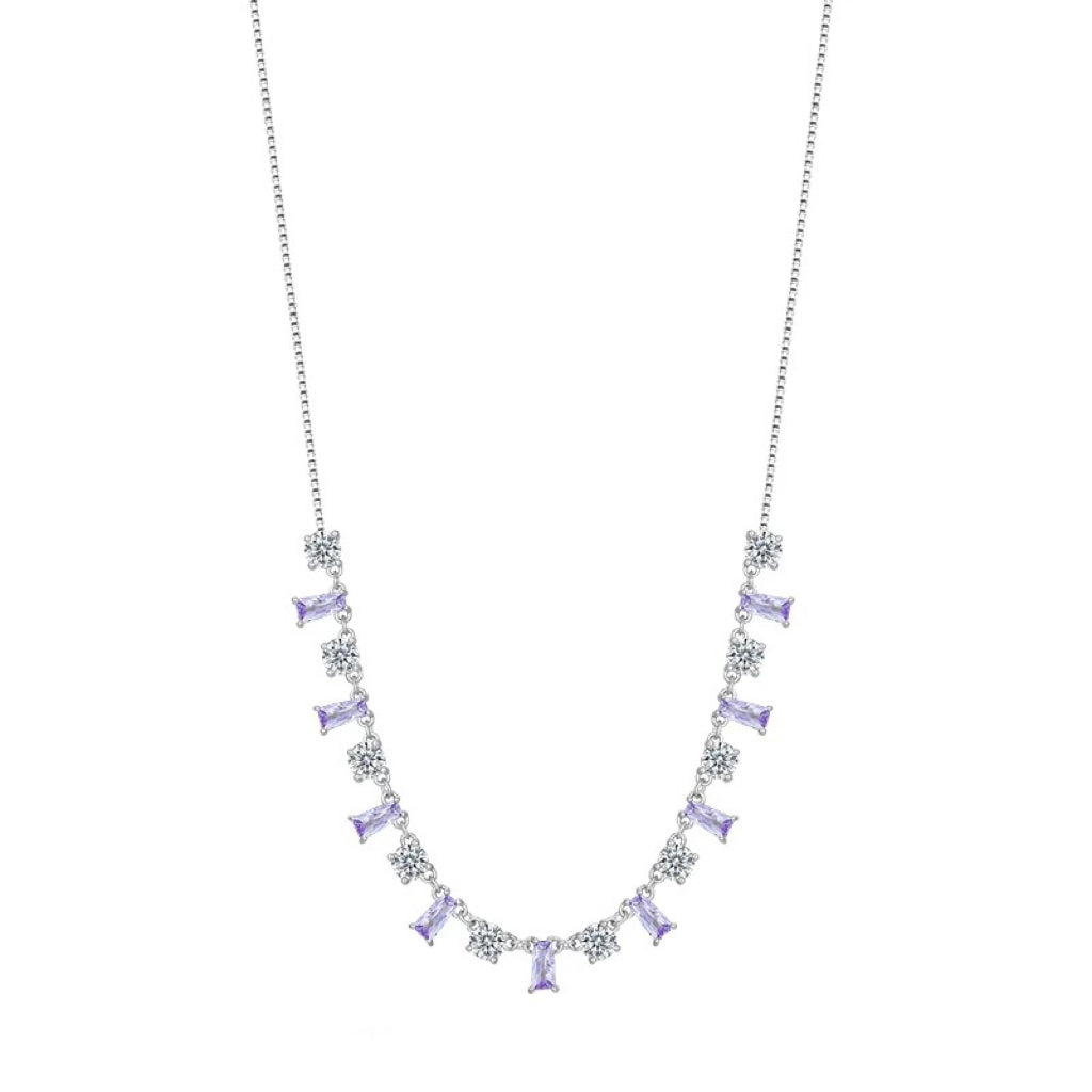 Prismatic Zirconia Necklace