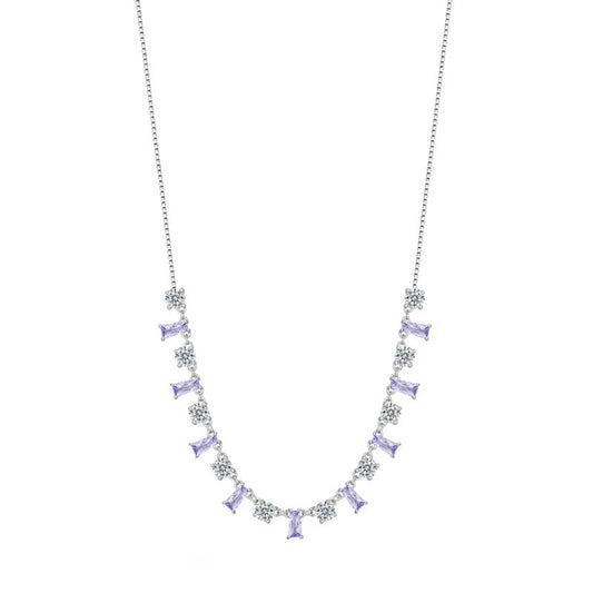 Prismatic Zirconia Necklace