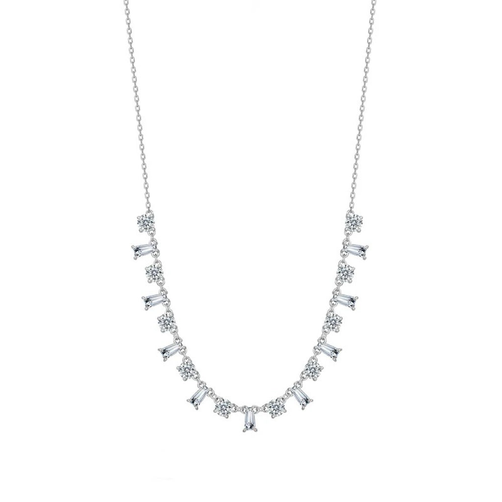 Prismatic Zirconia Necklace