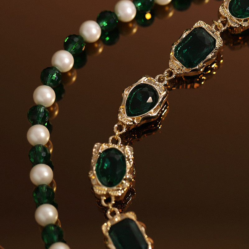 Emerald Symphony Necklace