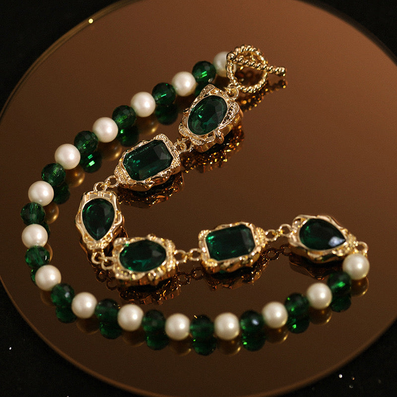 Emerald Symphony Necklace