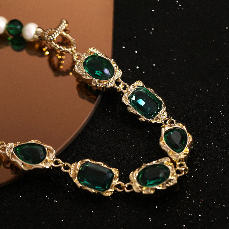 Emerald Symphony Necklace