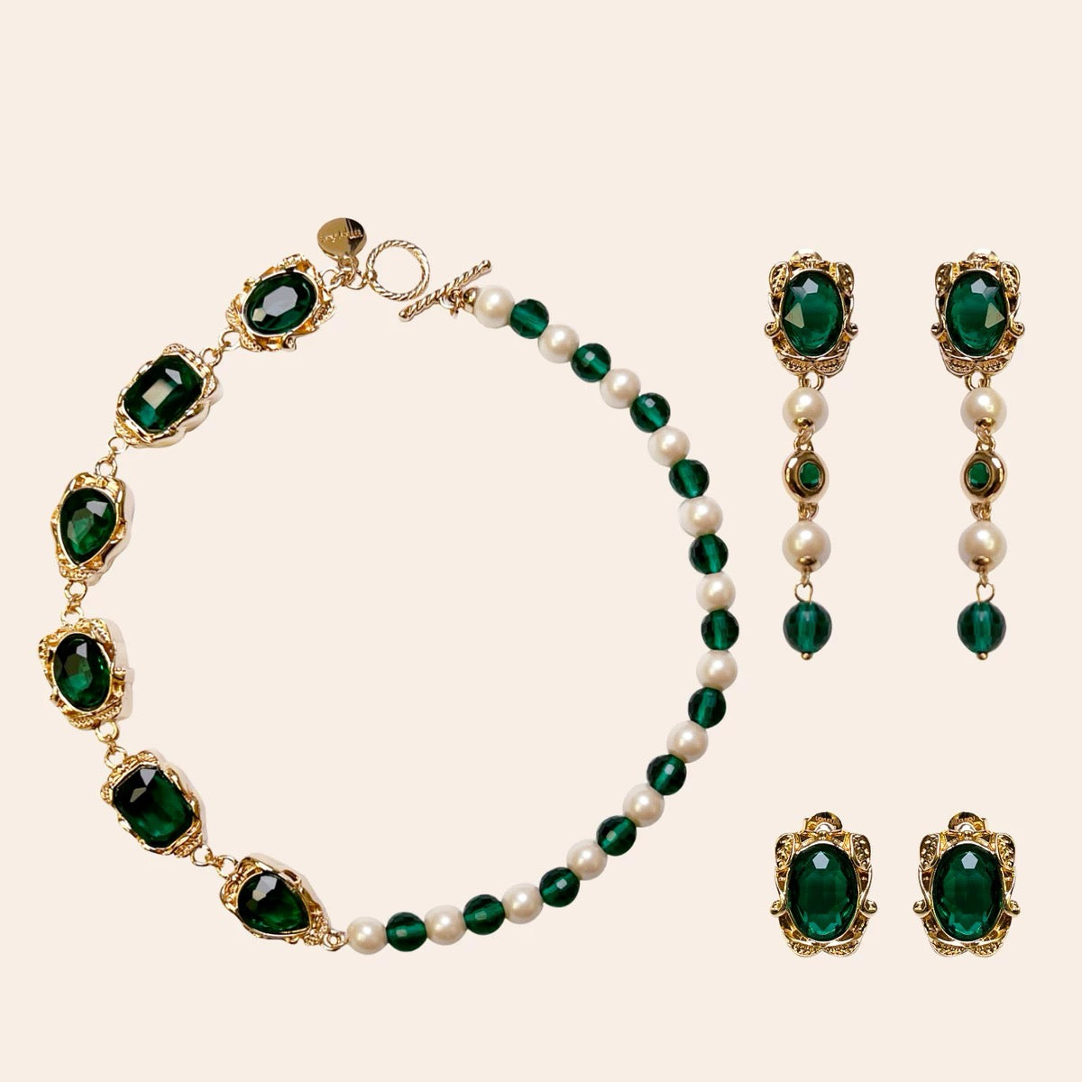 Emerald Symphony Necklace