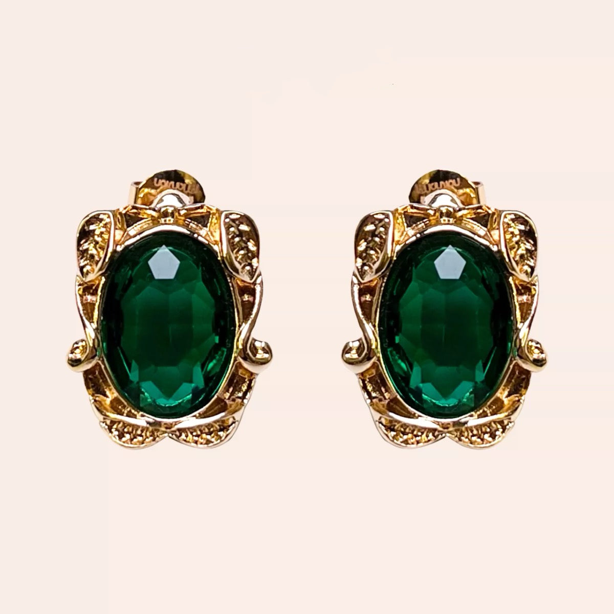 Emerald Elegance Studs