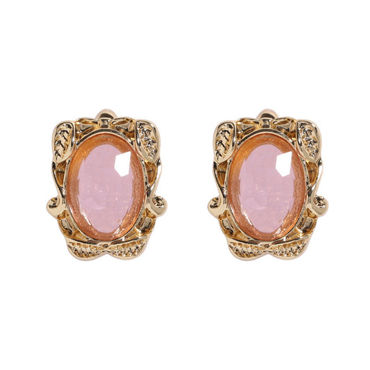 Blush Crown Studs