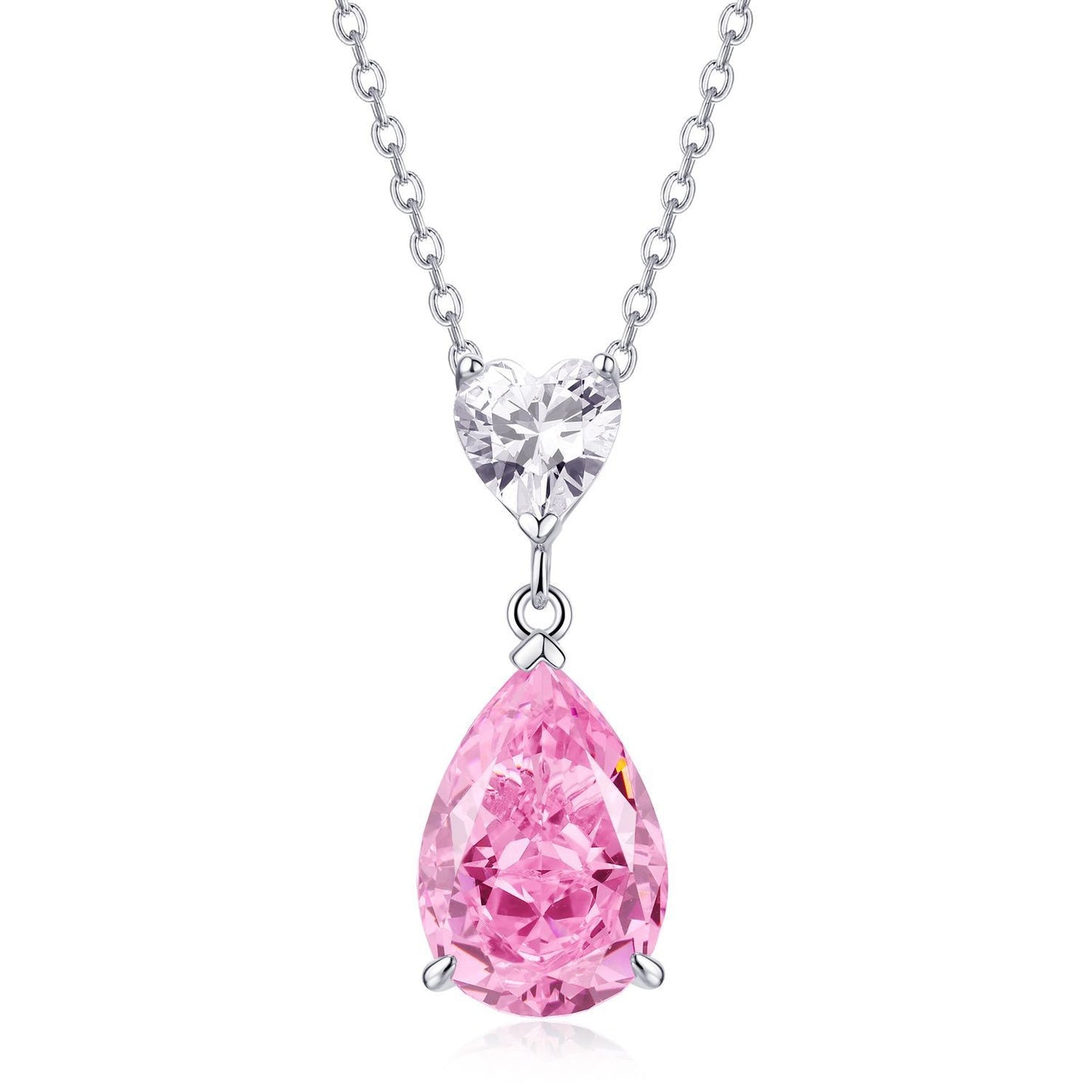 Pink Love Drop Necklace