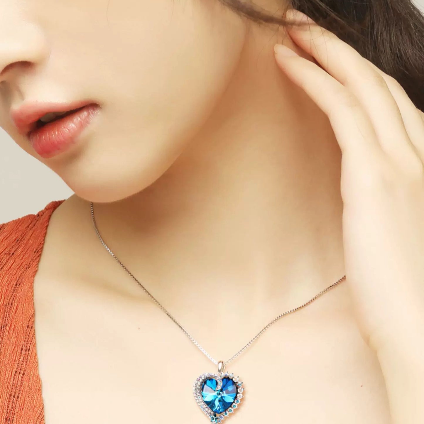 Azure Heart Pendant