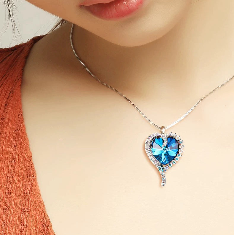 Azure Heart Pendant