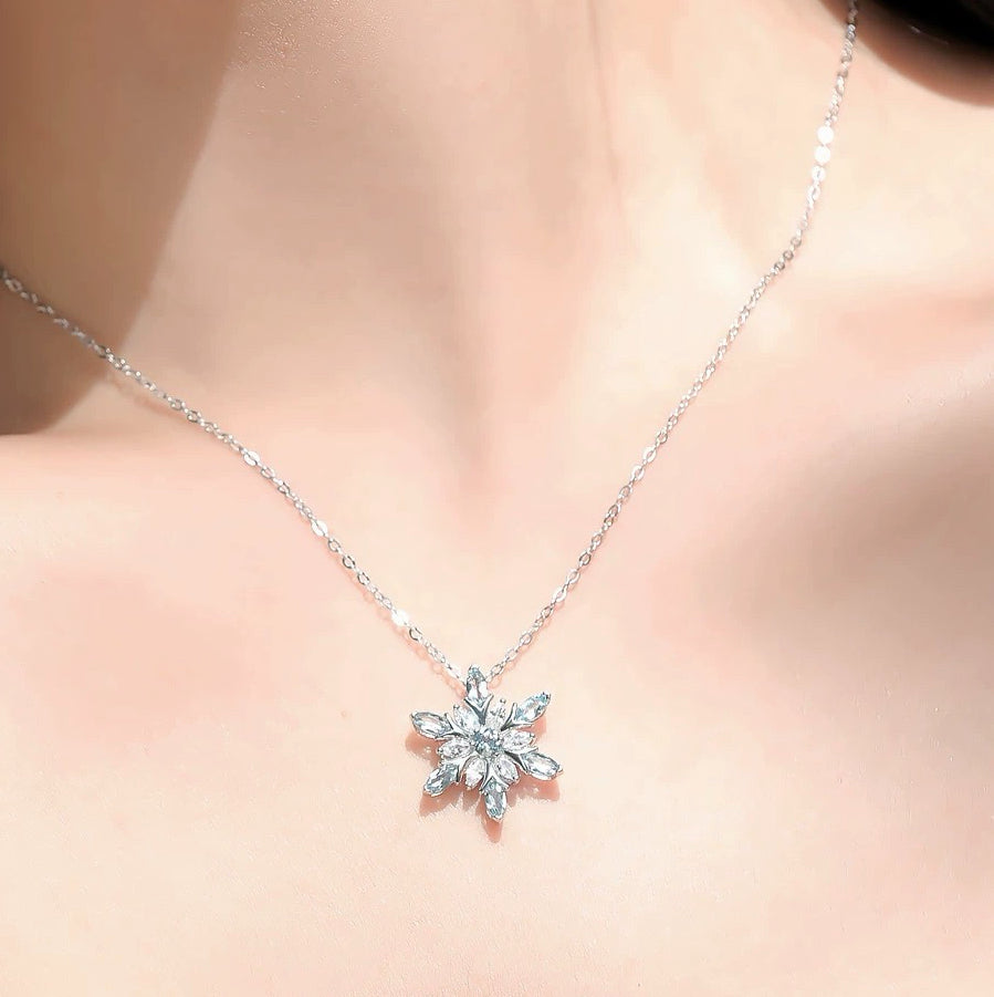 Crystal Snowflake Necklace