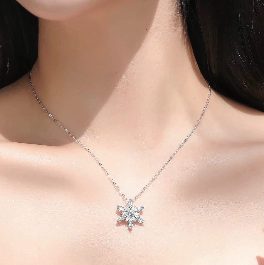 Crystal Snowflake Necklace