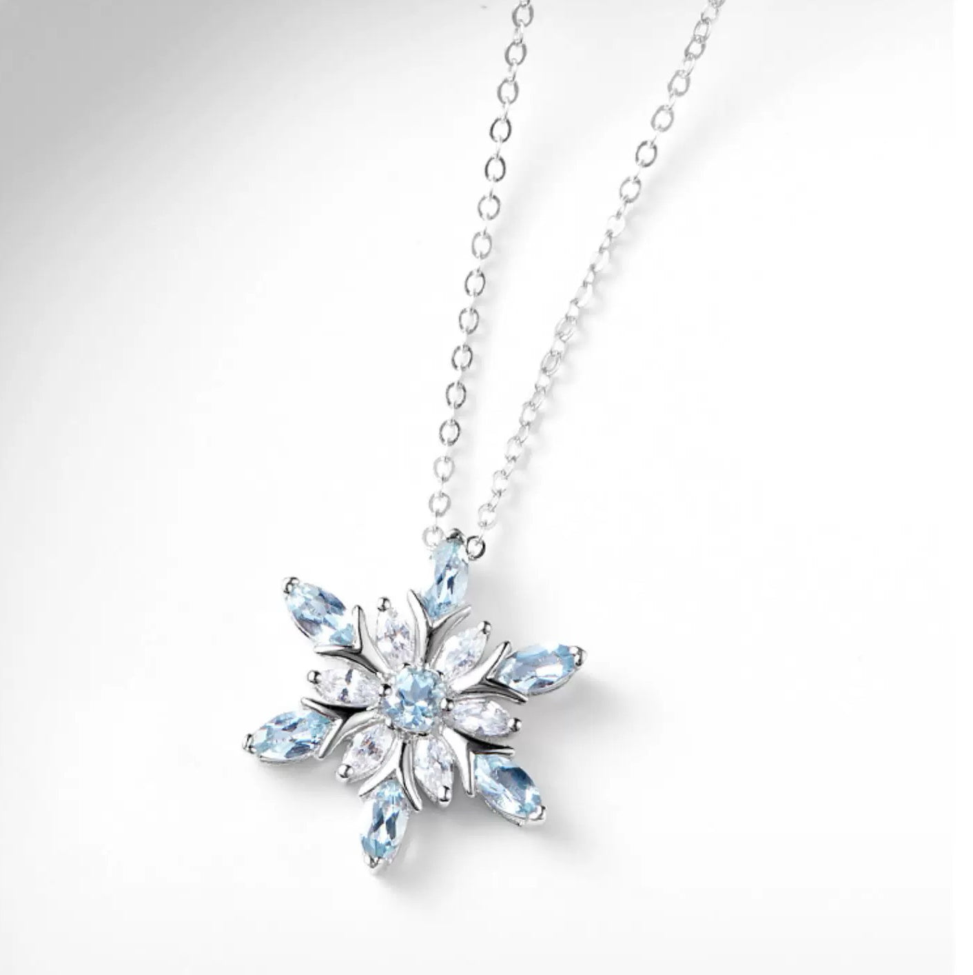 Crystal Snowflake Necklace