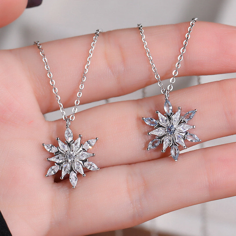 Crystal Snowflake Necklace