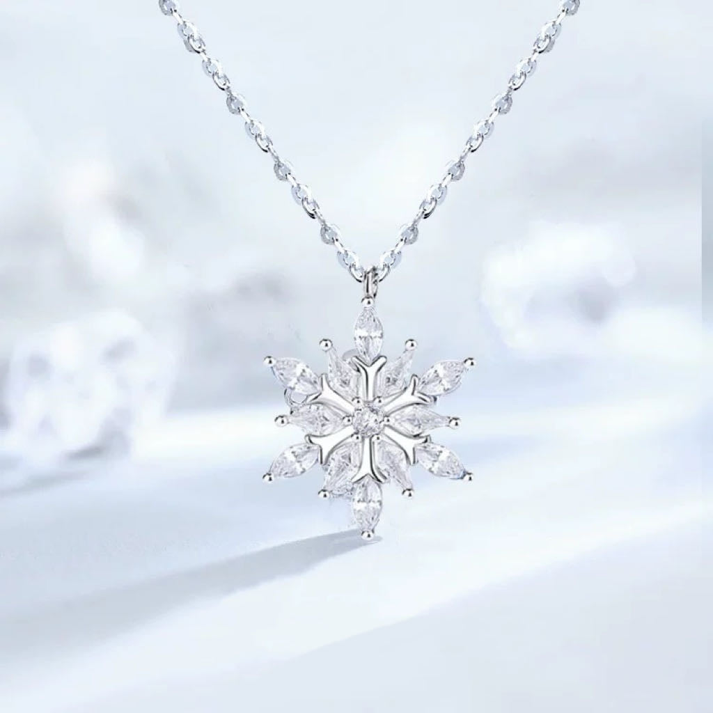 Crystal Snowflake Necklace