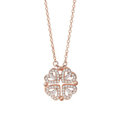 Zirconia Clover Necklace