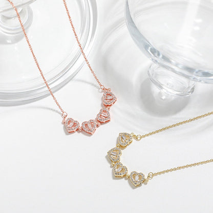 Zirconia Clover Necklace