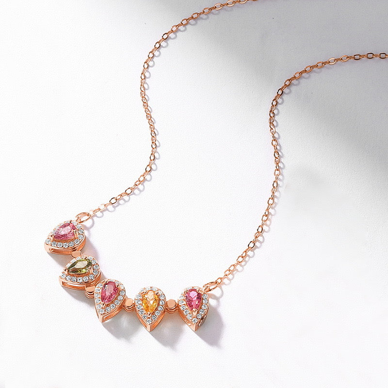 Tourmaline Twist Necklace